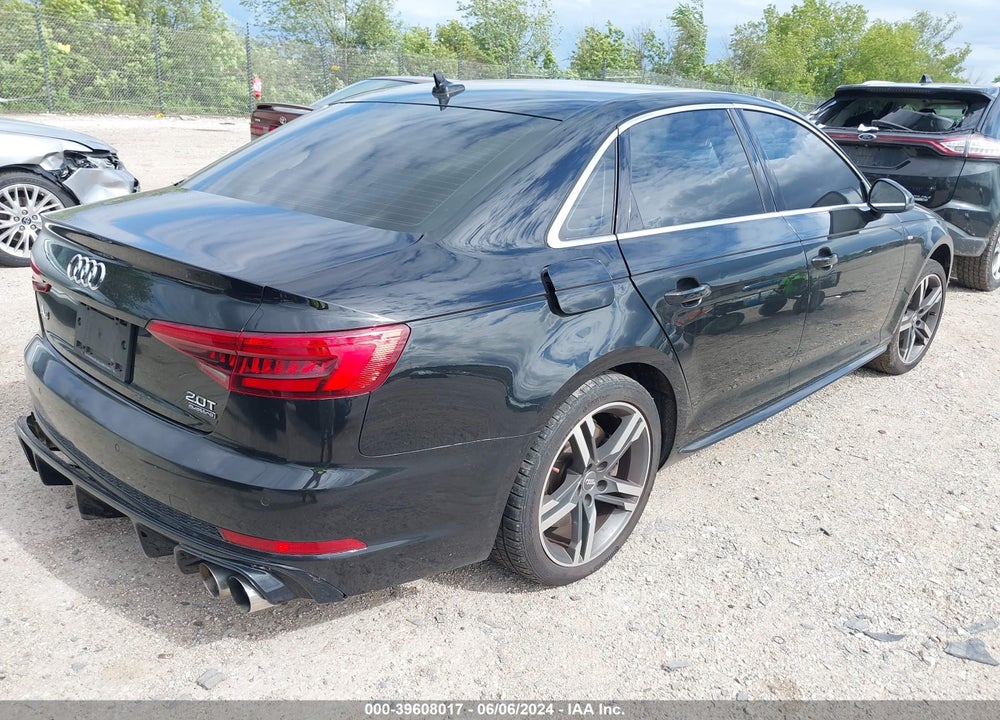 2017 AUDI A4 2.0T PREMIUM VIN: WAUENAF47HN001908