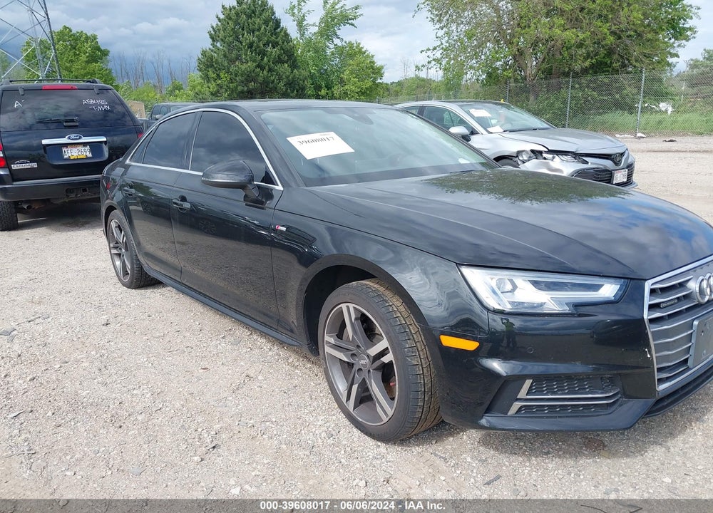 2017 AUDI A4 2.0T PREMIUM VIN: WAUENAF47HN001908