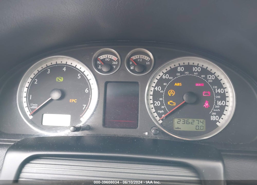 2003 VOLKSWAGEN PASSAT W8 VIN: WVWUK63B43P279704