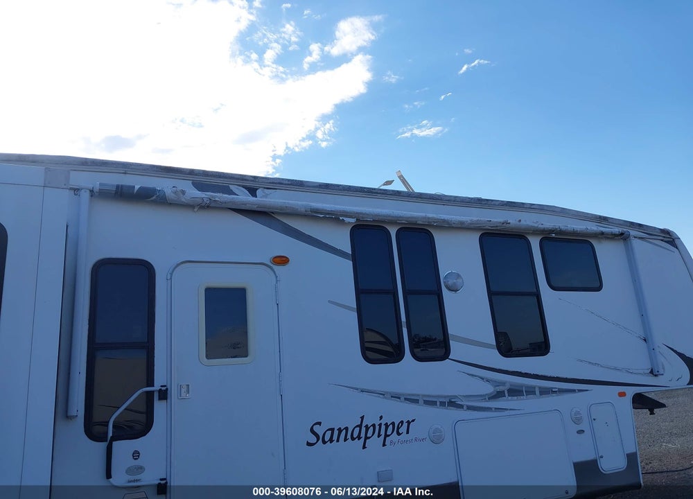 2009 FOREST RIVER SANDPIPER 345RET VIN: 4X4FSAK299J023738