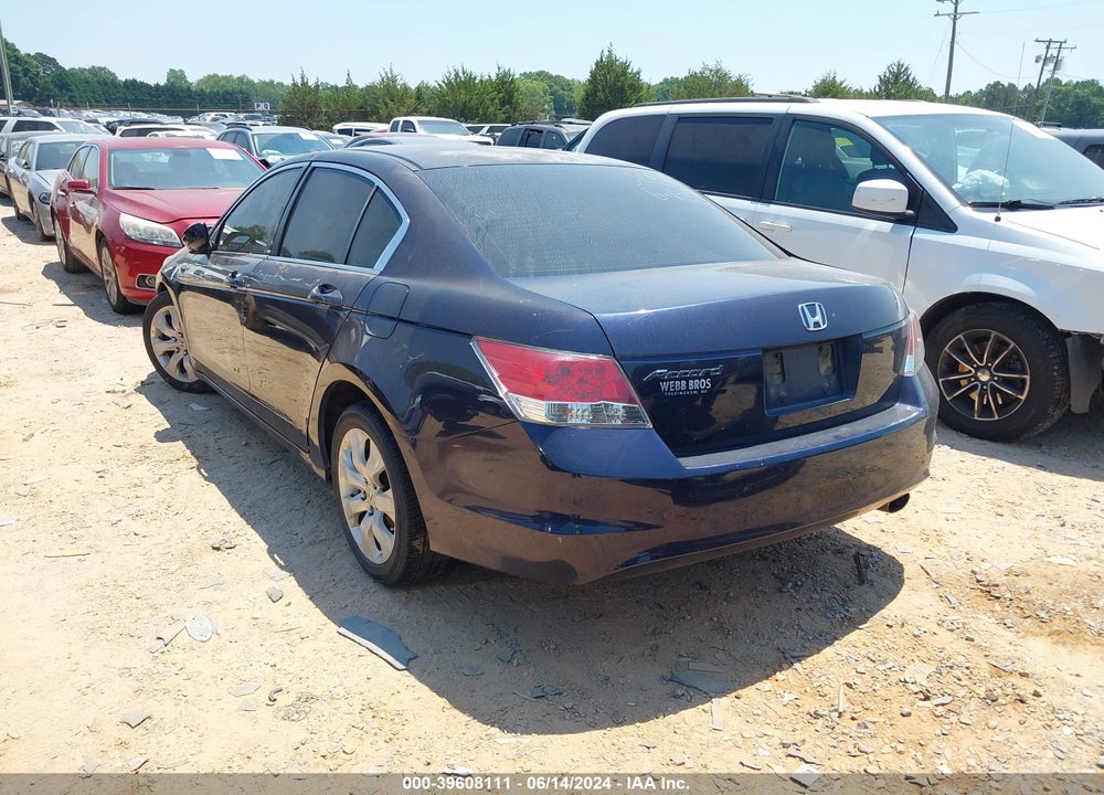 2008 HONDA ACCORD 2.4 EX VIN: JHMCP26708C000629