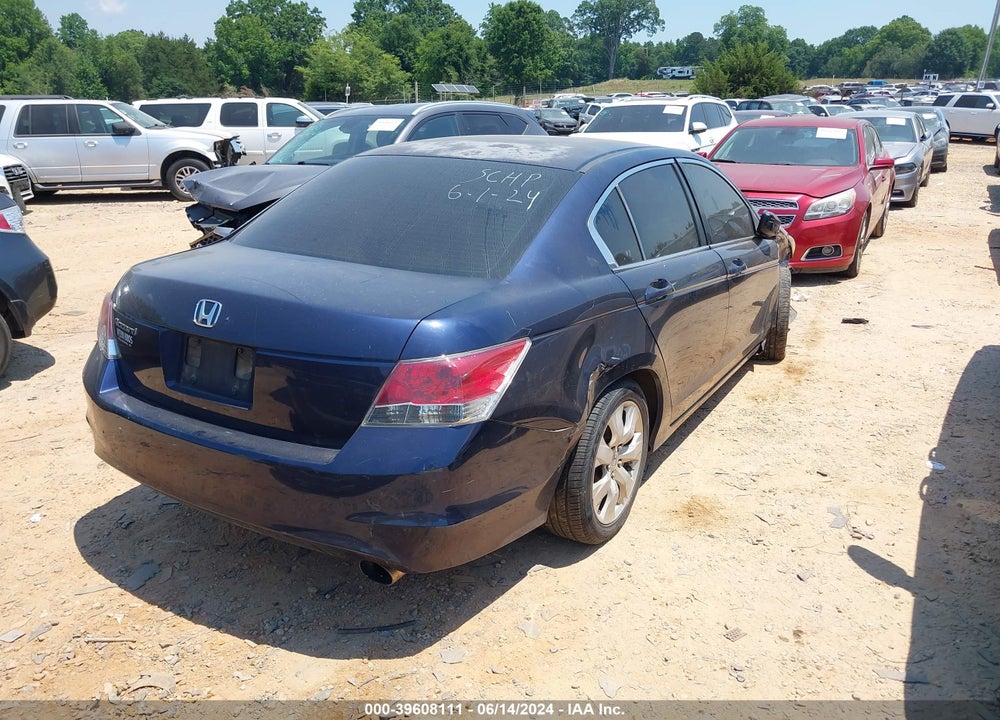 2008 HONDA ACCORD 2.4 EX VIN: JHMCP26708C000629