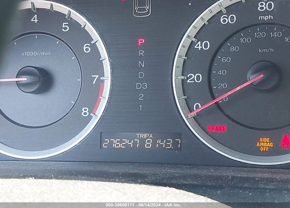 2008 HONDA ACCORD 2.4 EX VIN: JHMCP26708C000629