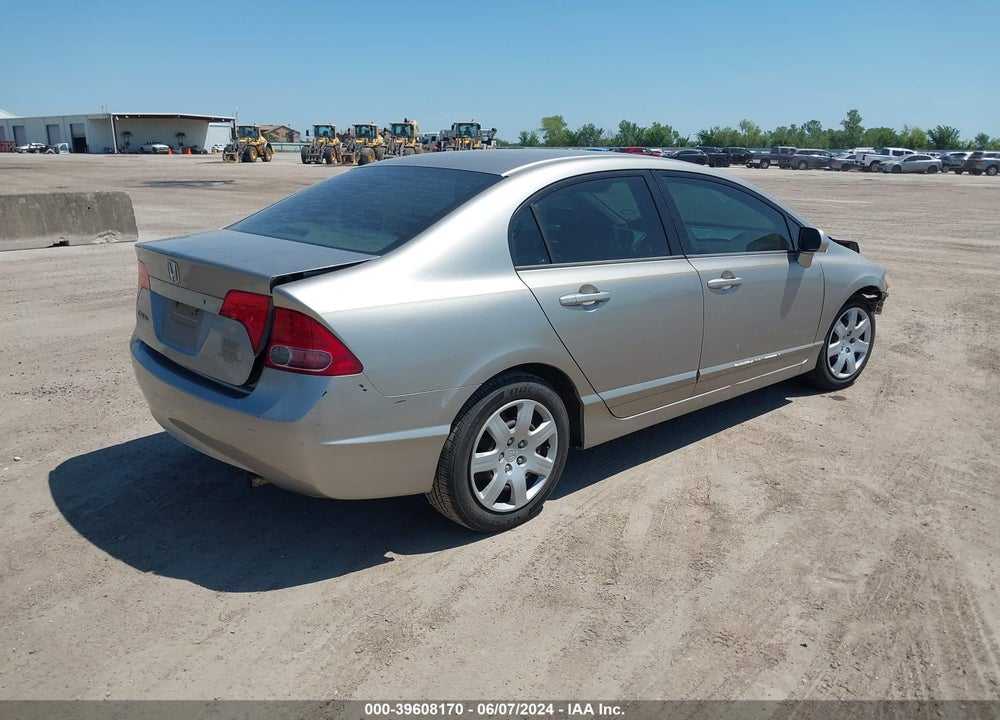 2006 HONDA CIVIC LX VIN: 1HGFA16506L044007