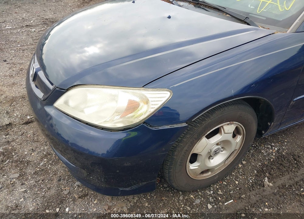 2005 HONDA CIVIC HYBRID VIN: JHMES96625S008756