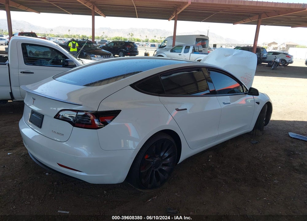 2021 TESLA MODEL 3 PERFORMANCE DUAL MOTOR ALL-WHEEL DRIVE VIN: 5YJ3E1ECXMF995708