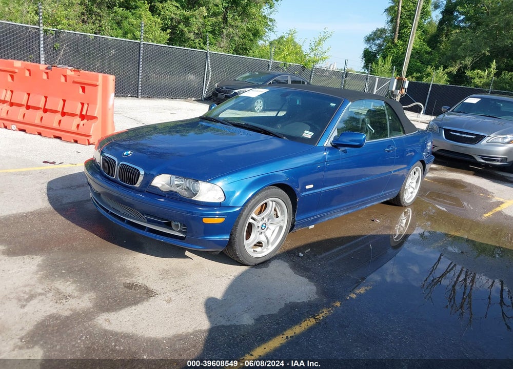 2003 BMW 330CI VIN: WBABS53433JU97250