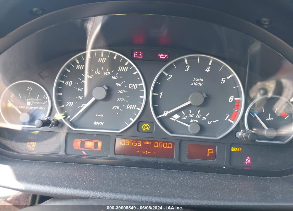 2003 BMW 330CI VIN: WBABS53433JU97250