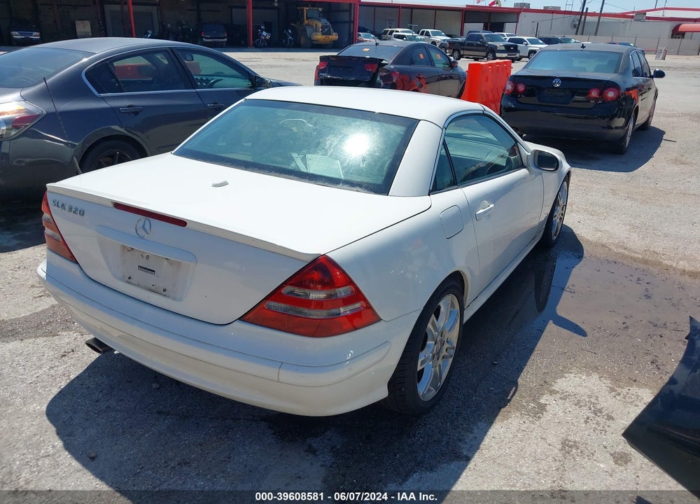 2004 MERCEDES-BENZ SLK 320 VIN: WDBKK65F44F306073