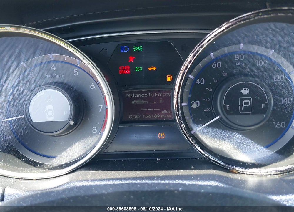 2013 HYUNDAI SONATA GLS VIN: 5NPEB4AC3DH519178