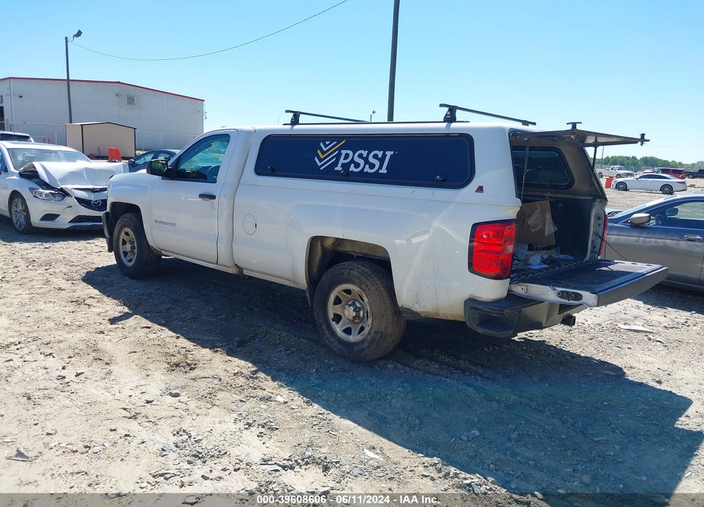 2016 CHEVROLET SILVERADO 1500 WT VIN: 1GCNCNEC5GZ259425