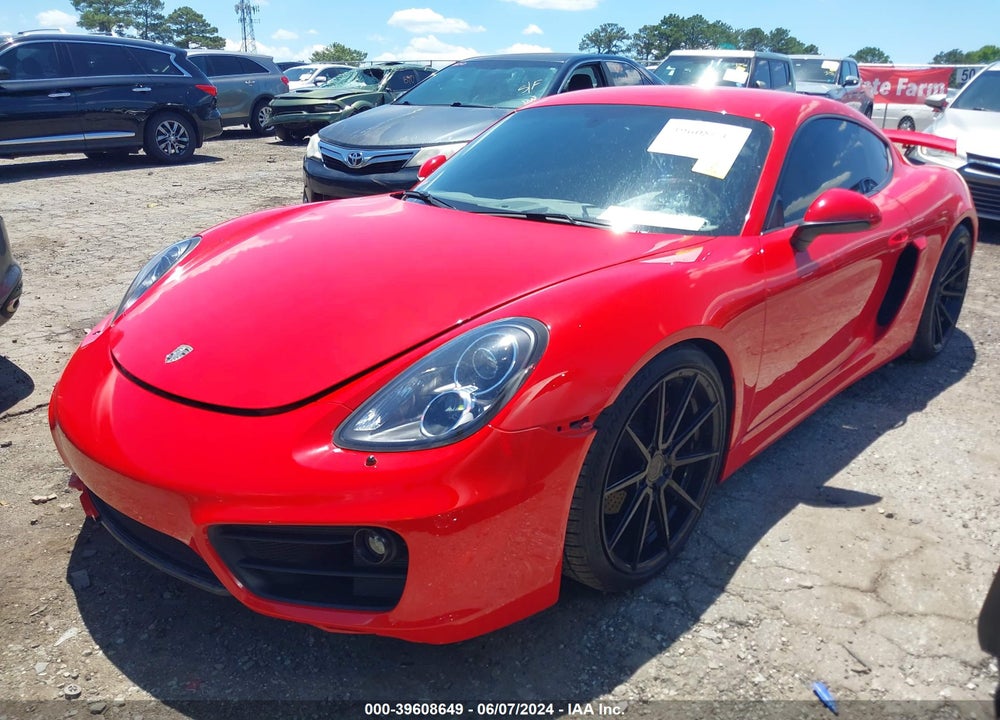 2016 PORSCHE CAYMAN VIN: WP0AA2A89GK170289