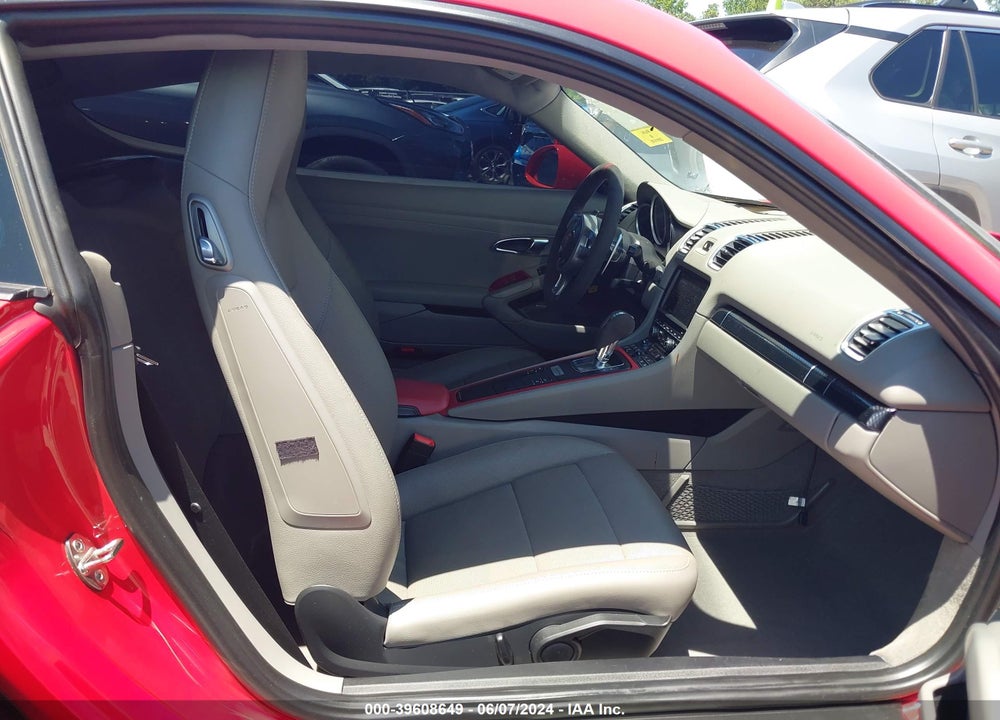 2016 PORSCHE CAYMAN VIN: WP0AA2A89GK170289