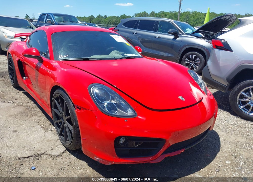 2016 PORSCHE CAYMAN VIN: WP0AA2A89GK170289