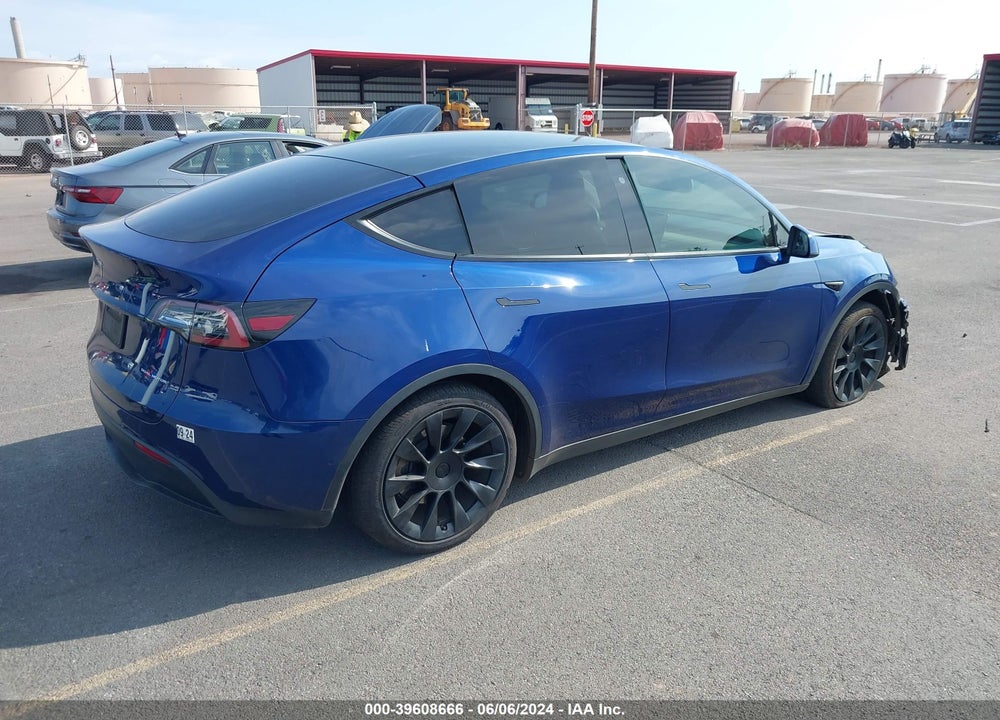 2020 TESLA MODEL Y LONG RANGE DUAL MOTOR ALL-WHEEL DRIVE VIN: 5YJYGDEE7LF012677