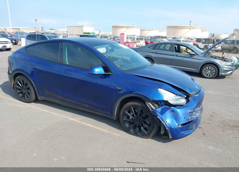2020 TESLA MODEL Y LONG RANGE DUAL MOTOR ALL-WHEEL DRIVE VIN: 5YJYGDEE7LF012677