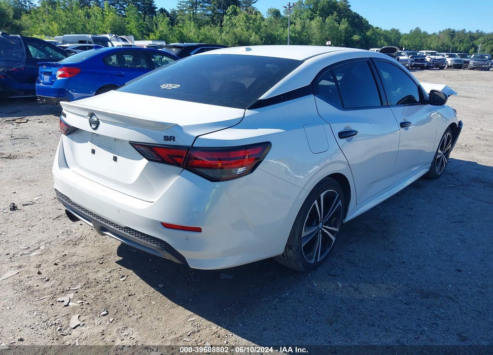 2022 NISSAN SENTRA SR XTRONIC CVT VIN: 3N1AB8DV6NY317719