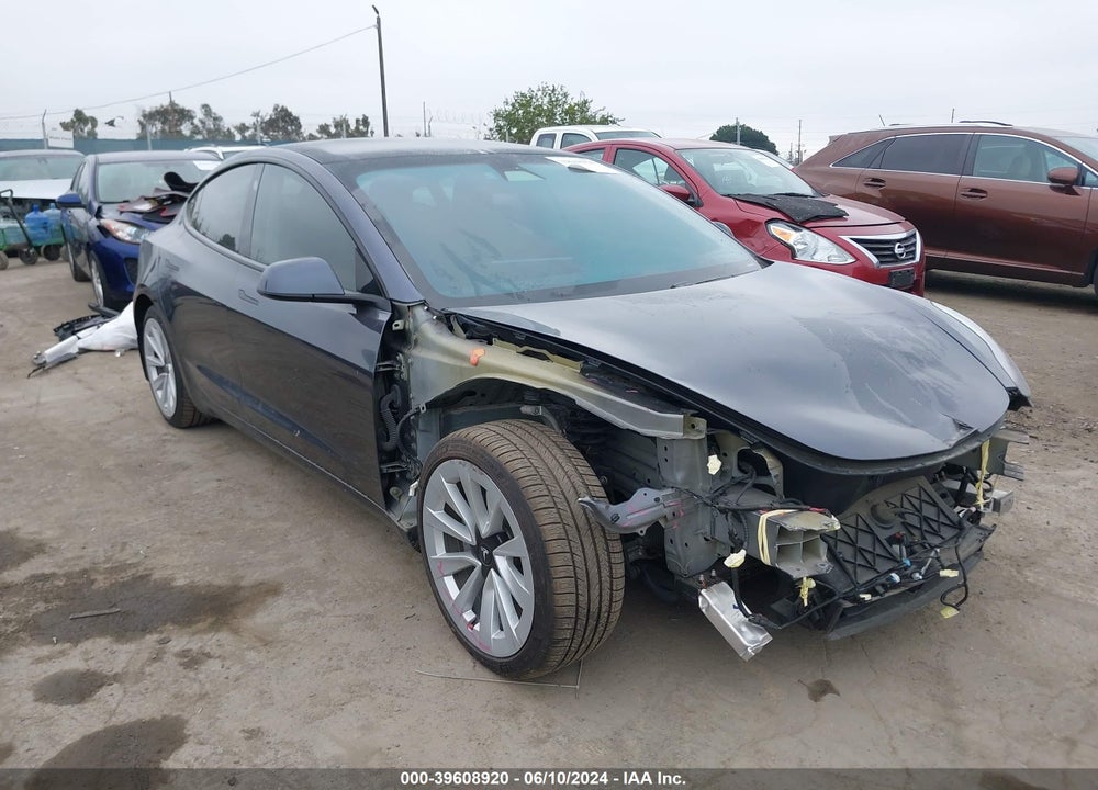 2021 TESLA MODEL 3 LONG RANGE DUAL MOTOR ALL-WHEEL DRIVE VIN: 5YJ3E1EB5MF044372