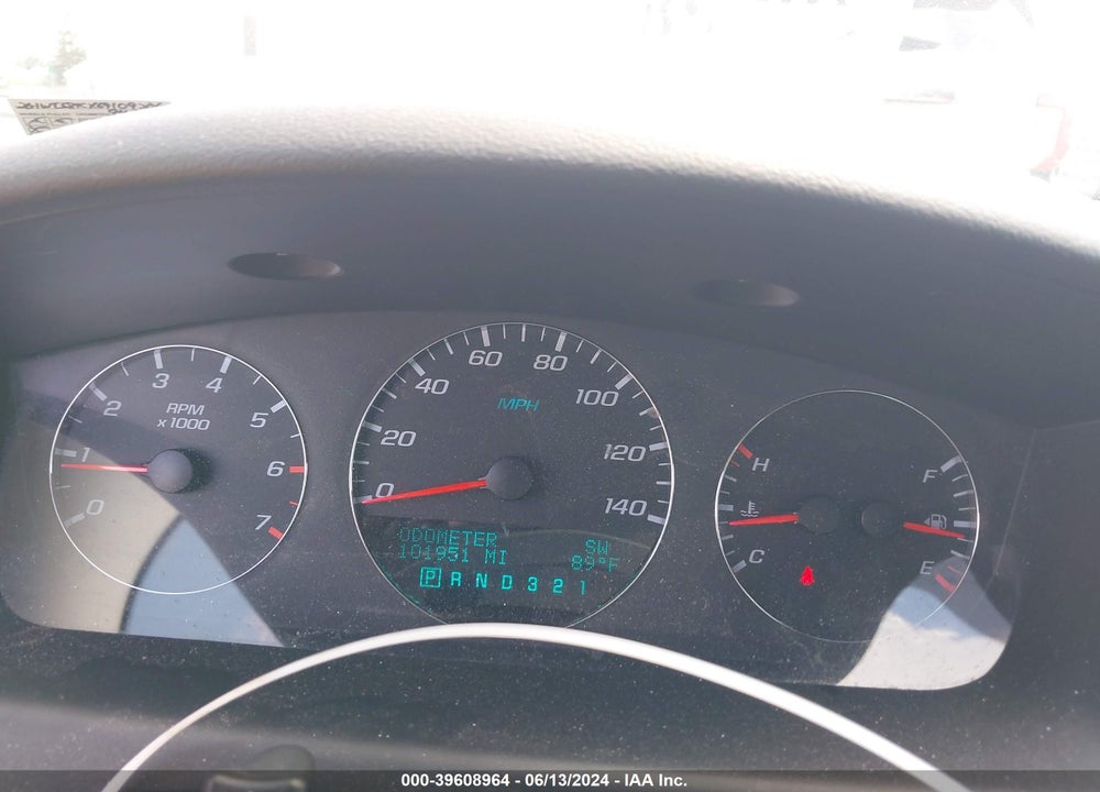 2006 CHEVROLET IMPALA LT VIN: 2G1WT58KX69109206