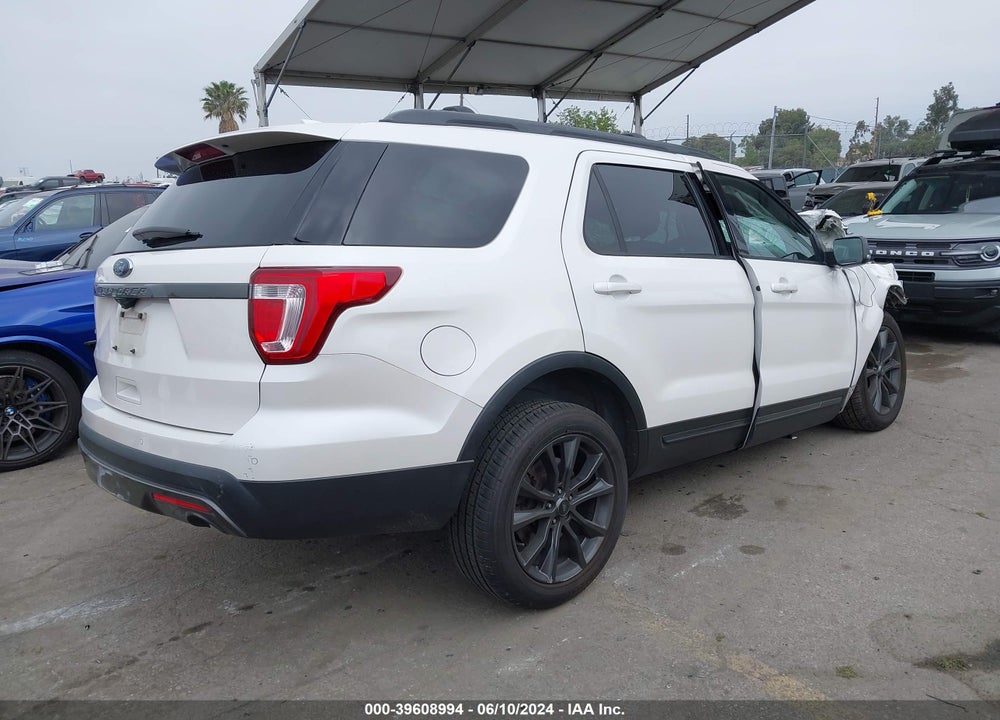 2017 FORD EXPLORER XLT VIN: 1FM5K7D89HGC77270