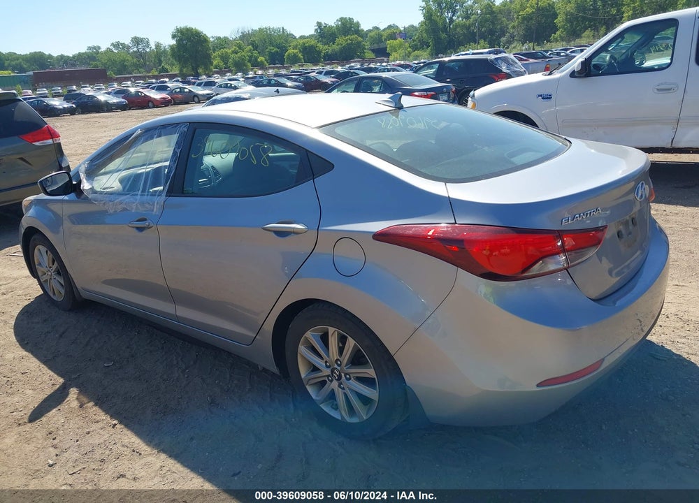 2015 HYUNDAI ELANTRA SE VIN: 5NPDH4AE1FH612490