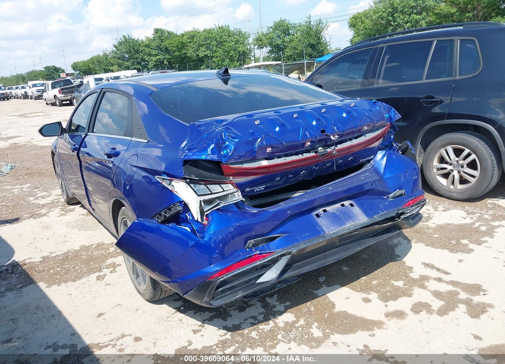 2022 HYUNDAI ELANTRA LIMITED VIN: KMHLP4AG0NU332608