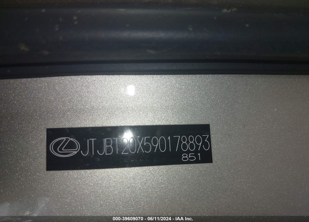2009 LEXUS GX 470 VIN: JTJBT20X590178893