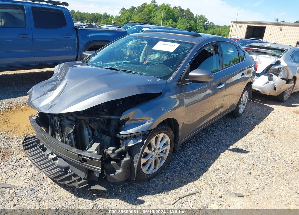 2017 NISSAN SENTRA SV VIN: 3N1AB7AP6HY376824