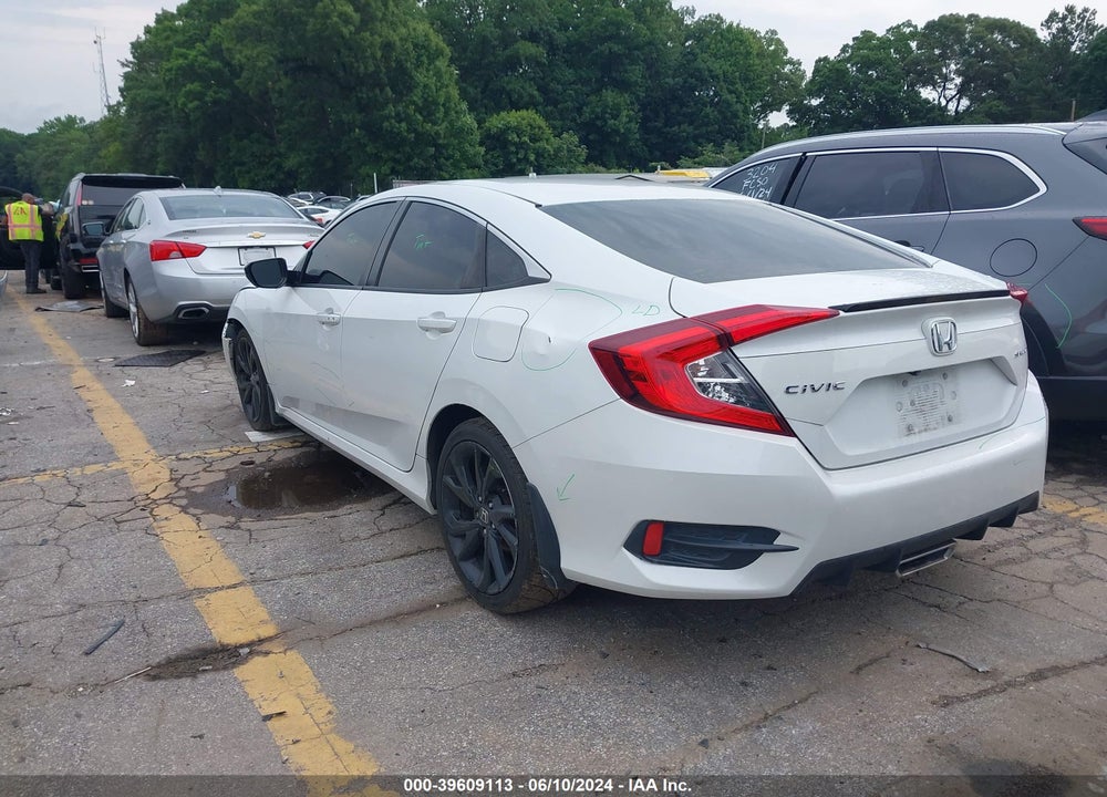2019 HONDA CIVIC SPORT VIN: 19XFC2F81KE015935