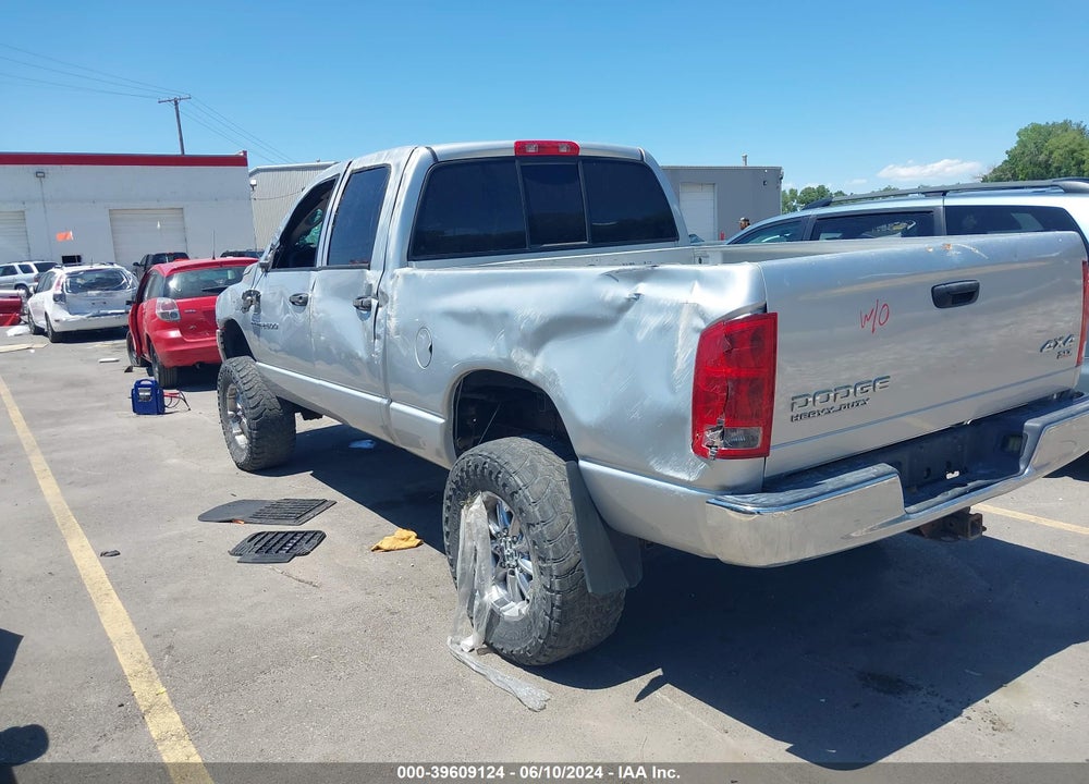 2004 DODGE RAM 2500 SLT/LARAMIE VIN: 3D7KU28DX4G177307