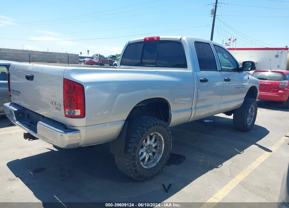 2004 DODGE RAM 2500 SLT/LARAMIE VIN: 3D7KU28DX4G177307