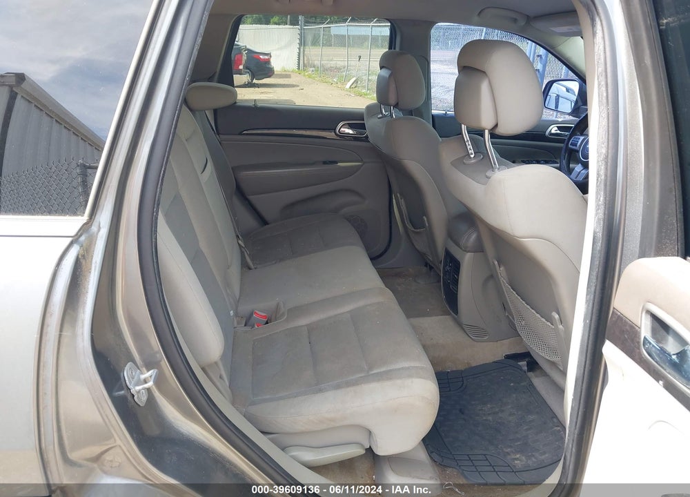 2012 JEEP GRAND CHEROKEE VIN: 1C4RJEAG0CC260799