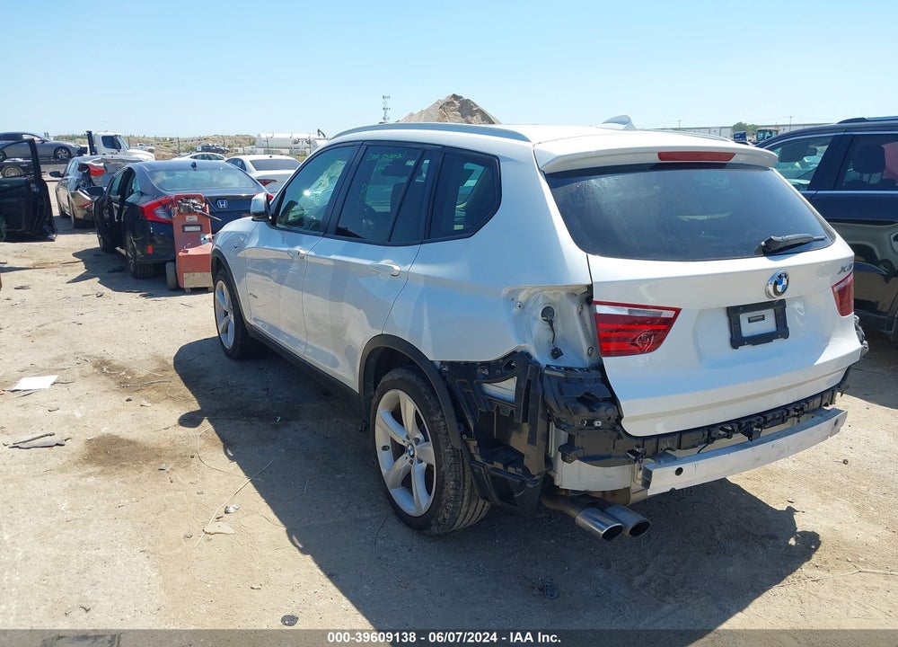 2017 BMW X3 SDRIVE28I VIN: 5UXWZ7C37H0X39617