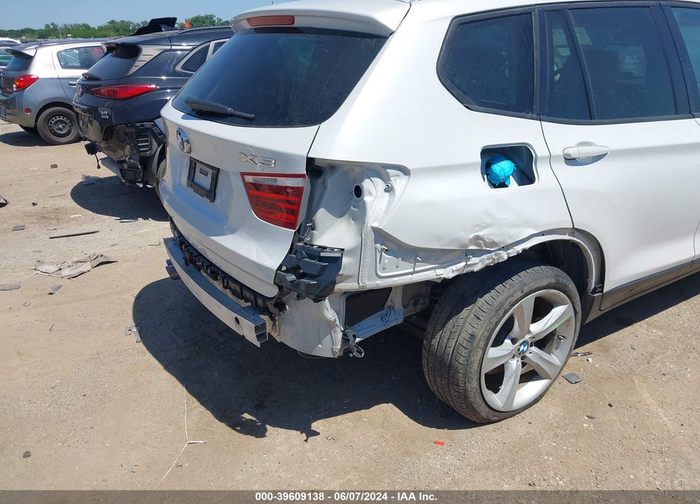 2017 BMW X3 SDRIVE28I VIN: 5UXWZ7C37H0X39617
