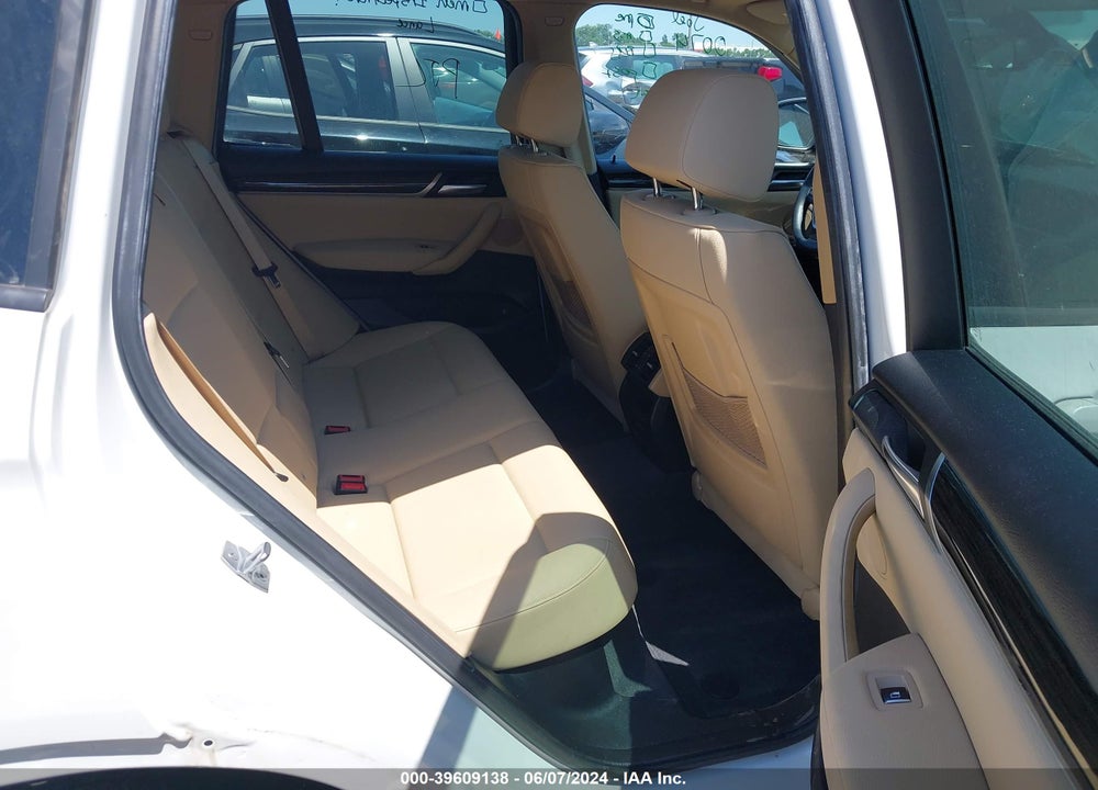 2017 BMW X3 SDRIVE28I VIN: 5UXWZ7C37H0X39617