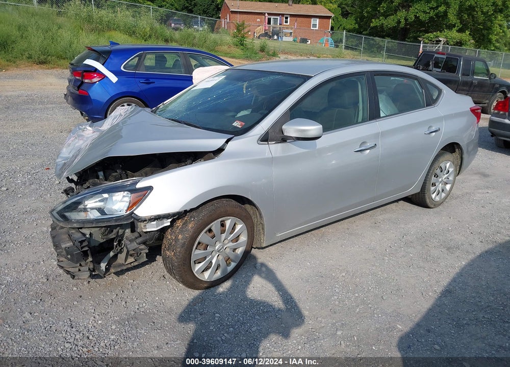 2017 NISSAN SENTRA S VIN: 3N1AB7AP1HY405789