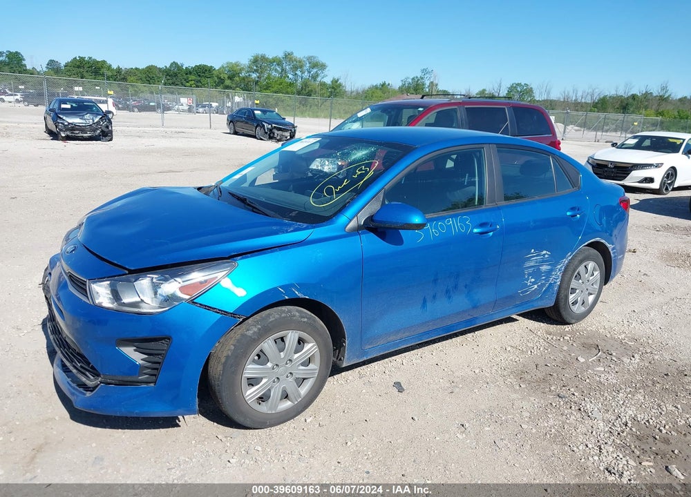 2021 KIA RIO S VIN: 3KPA24AD7ME397596