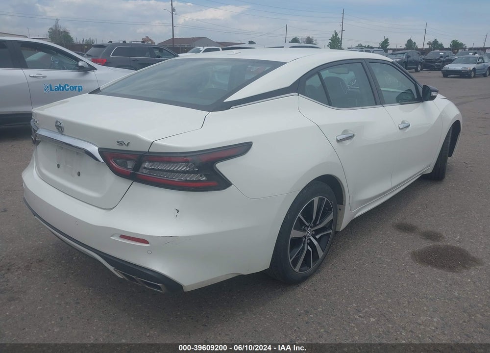 2022 NISSAN MAXIMA SV XTRONIC CVT VIN: 1N4AA6CV6NC502289