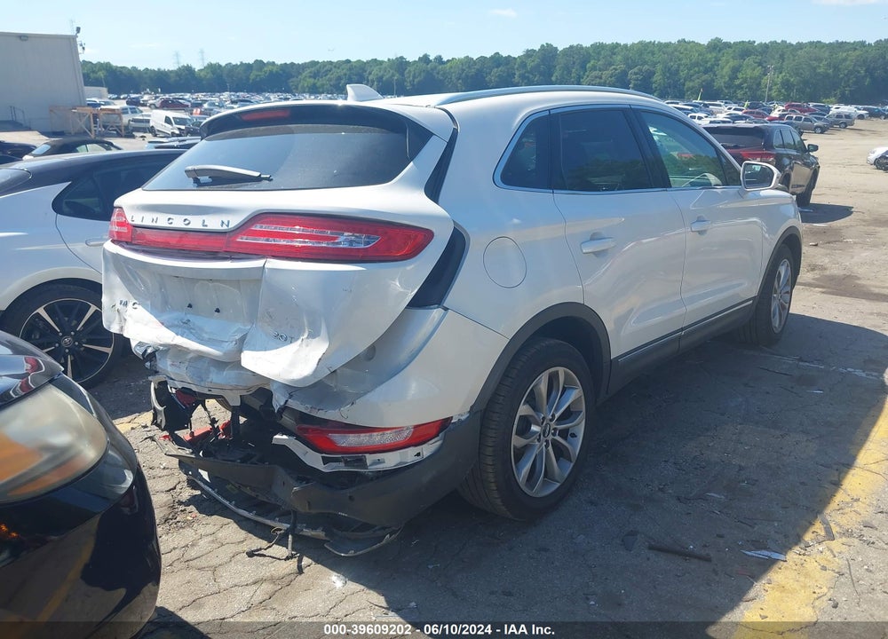 2017 LINCOLN MKC SELECT VIN: 5LMCJ2C91HUL02085