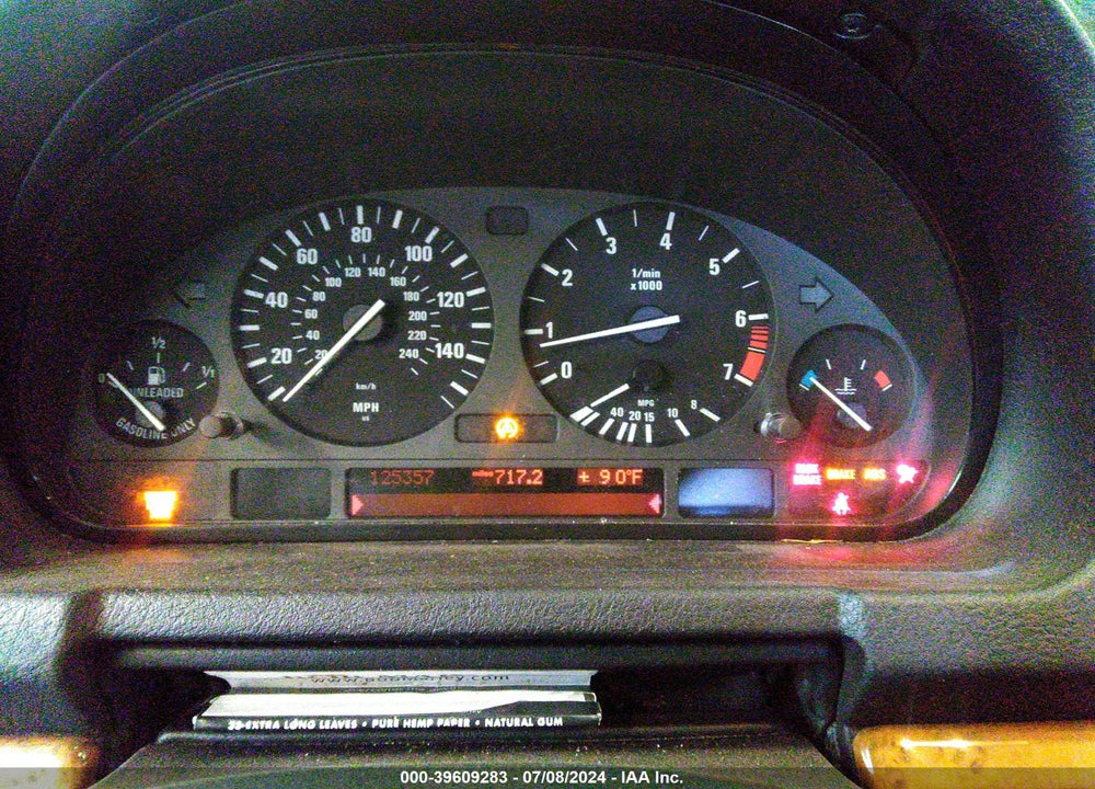 2002 BMW X5 3.0I VIN: 5UXFA53532LH80347