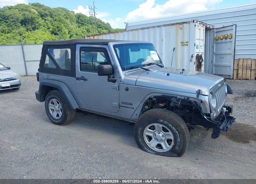 2016 JEEP WRANGLER SPORT VIN: 1C4AJWAG9GL108416