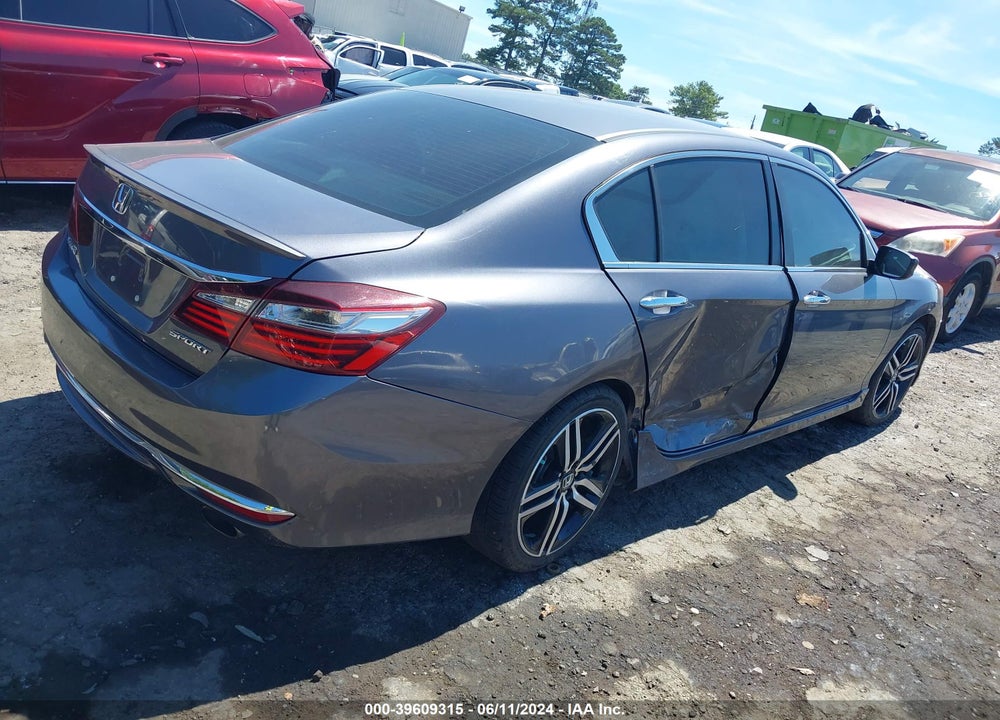 2016 HONDA ACCORD SPORT VIN: 1HGCR2F50GA035032