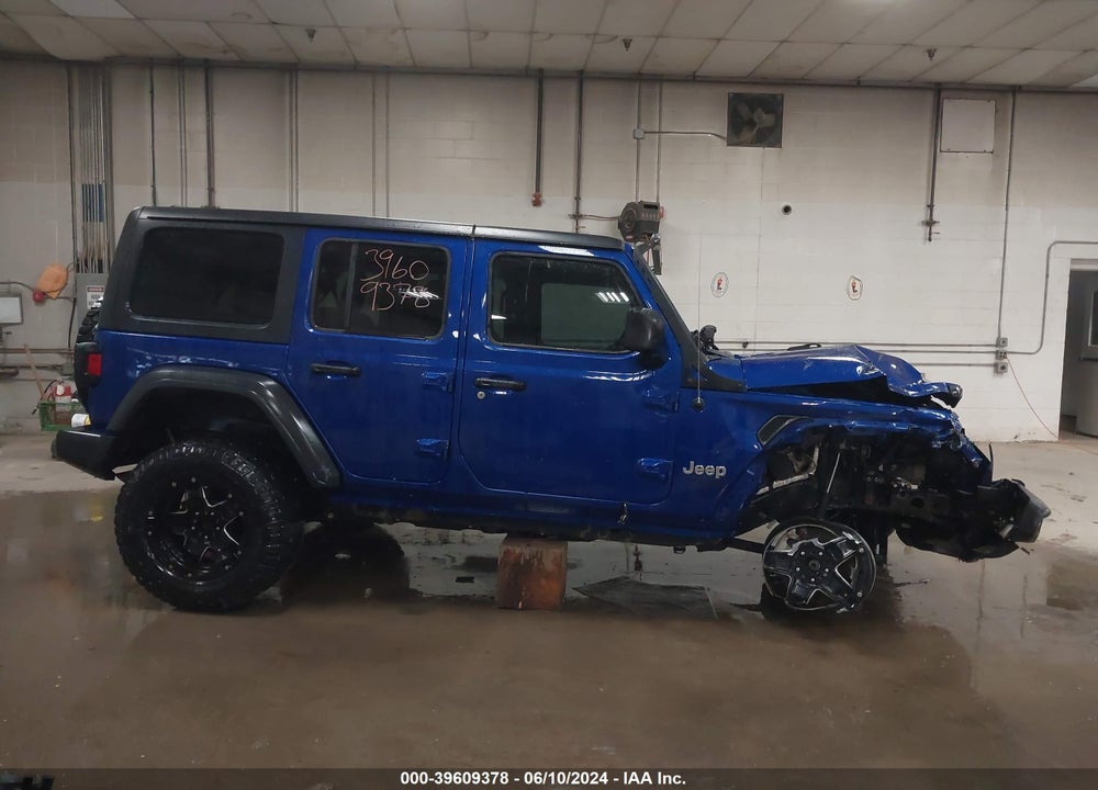 2018 JEEP WRANGLER UNLIMITED SPORT 4X4 VIN: 1C4HJXDG1JW182175