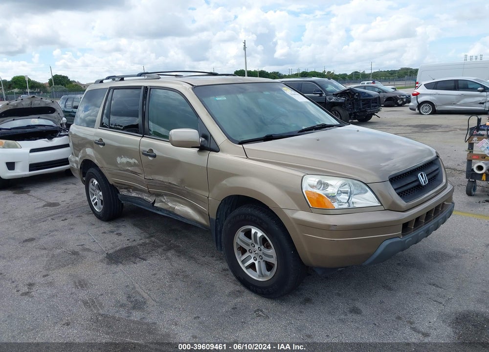 2005 HONDA PILOT EX-L VIN: 5FNYF18505B012746