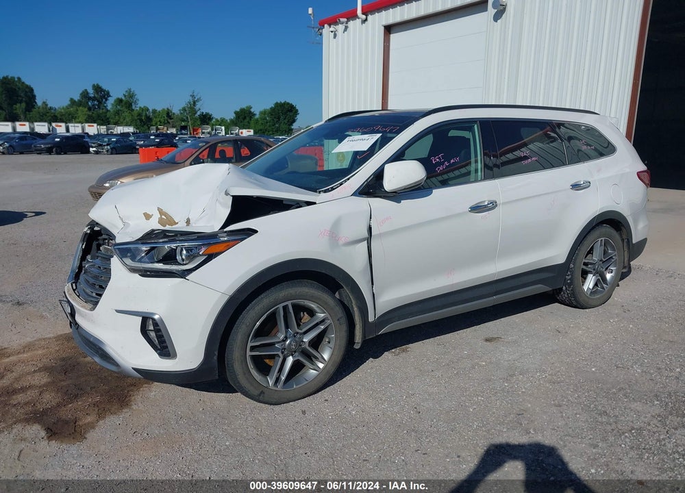 2017 HYUNDAI SANTA FE LIMITED ULTIMATE VIN: KM8SRDHF4HU191517