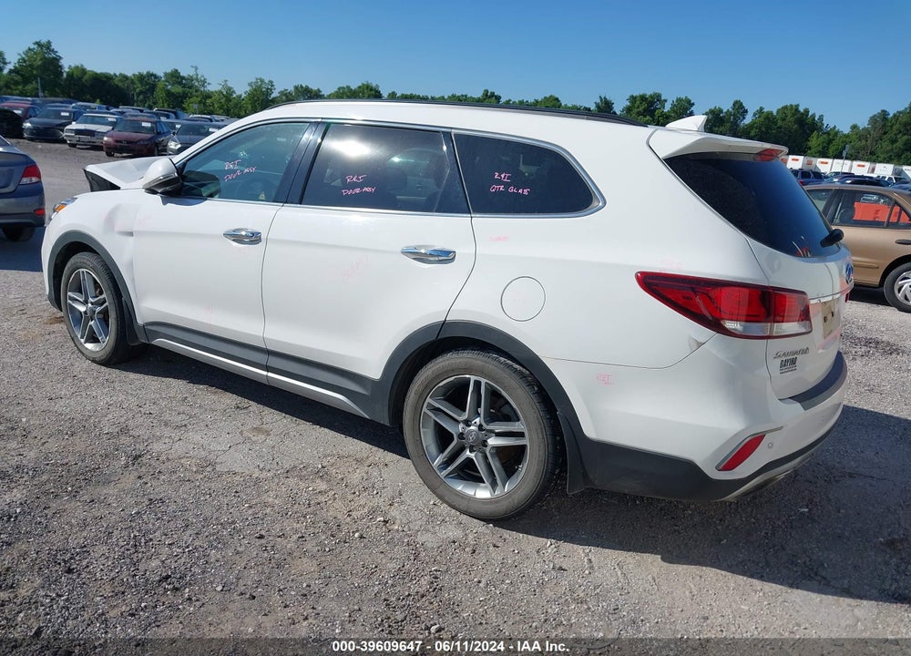 2017 HYUNDAI SANTA FE LIMITED ULTIMATE VIN: KM8SRDHF4HU191517