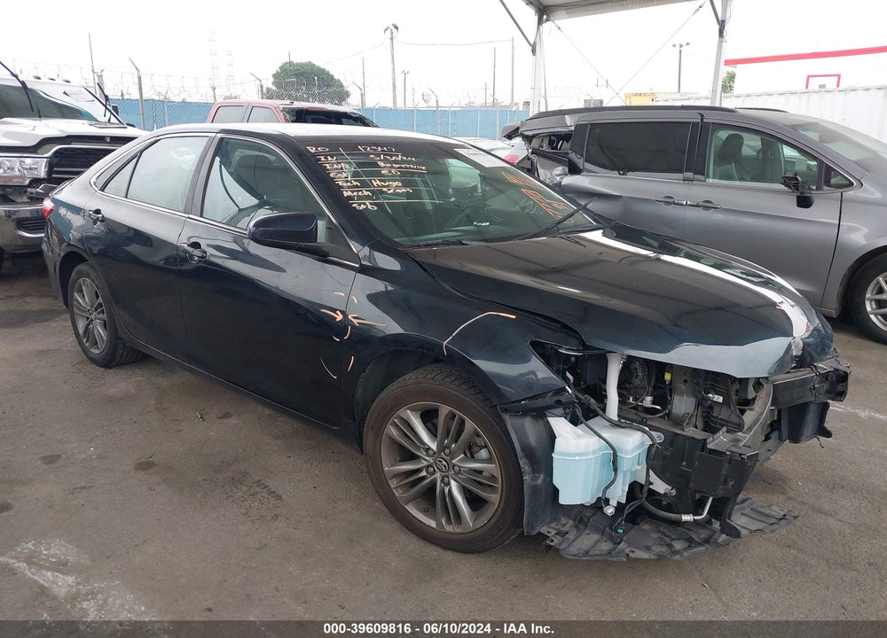 2016 TOYOTA CAMRY SE VIN: 4T1BF1FK6GU262268