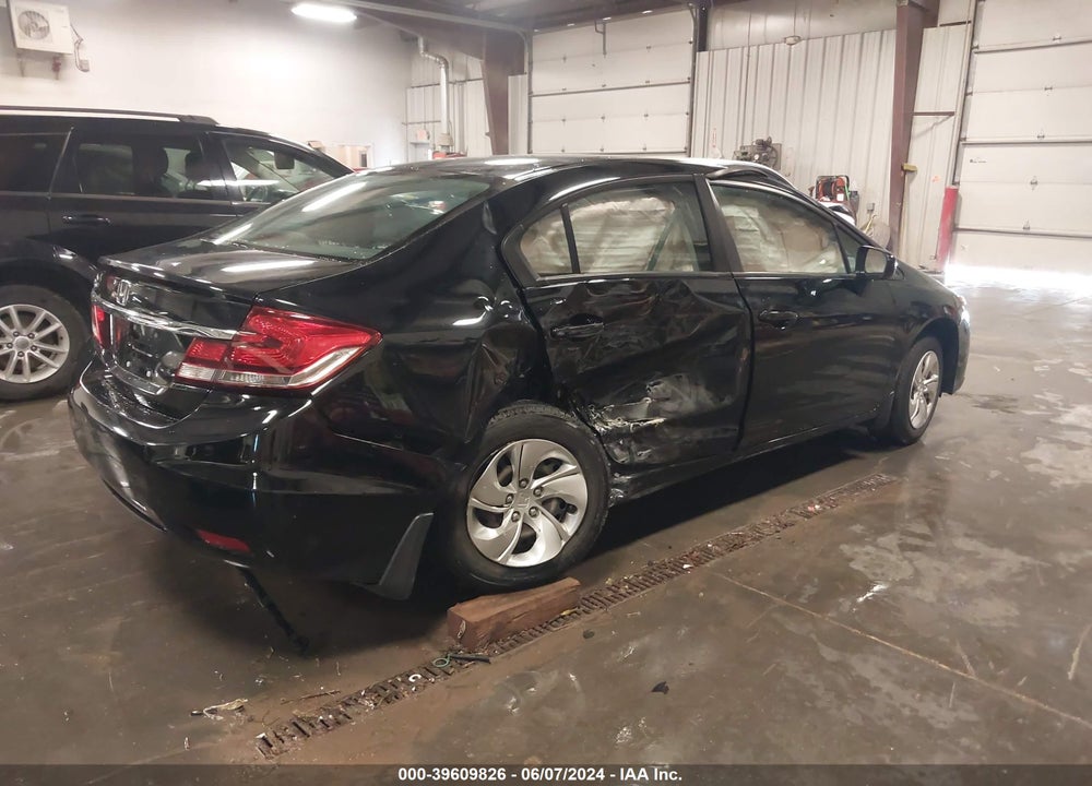 2015 HONDA CIVIC LX VIN: 19XFB2F53FE035828