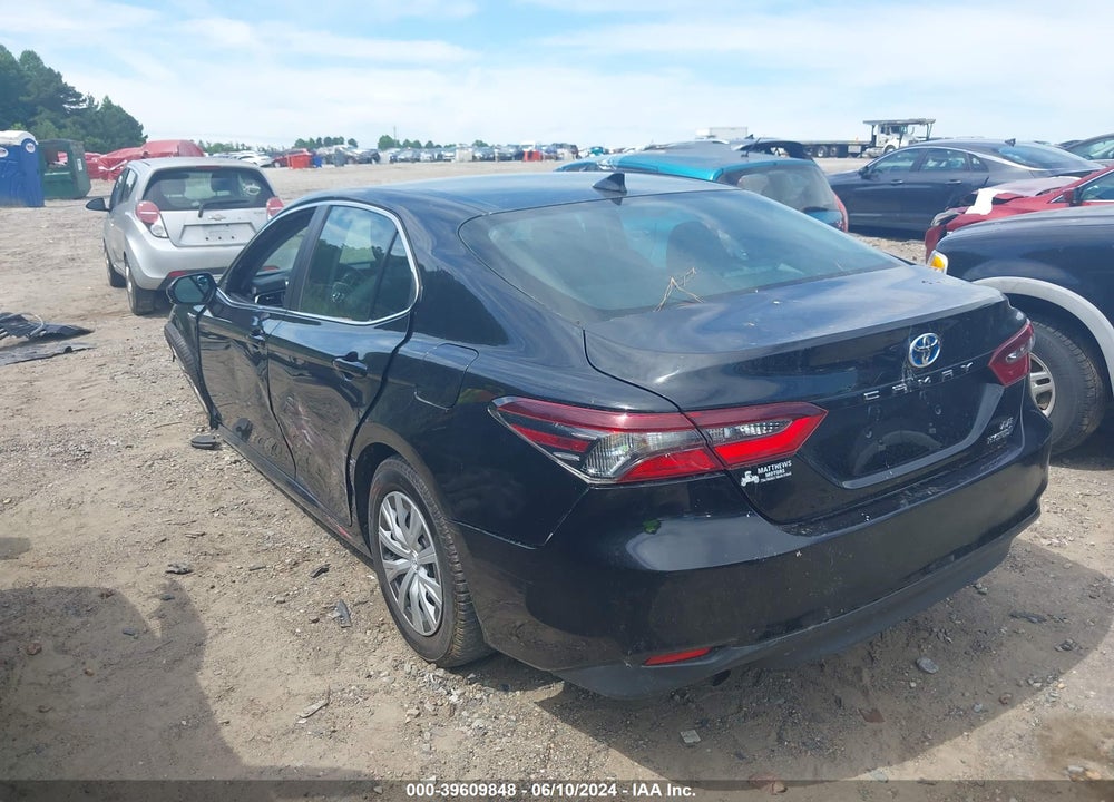 2021 TOYOTA CAMRY LE HYBRID VIN: 4T1C31AK9MU549894