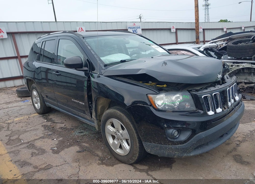 2016 JEEP COMPASS SPORT VIN: 1C4NJCBB0GD570098